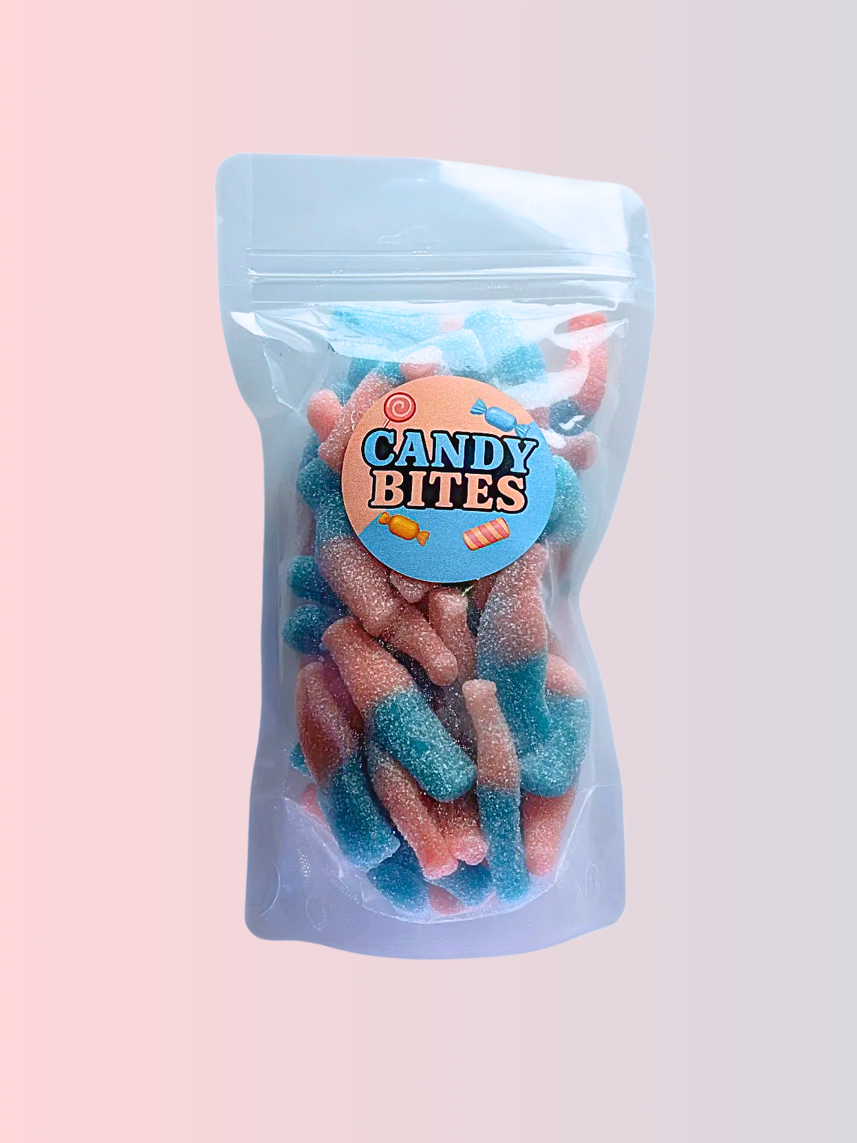 Candy Bites Bubblegum Bottles